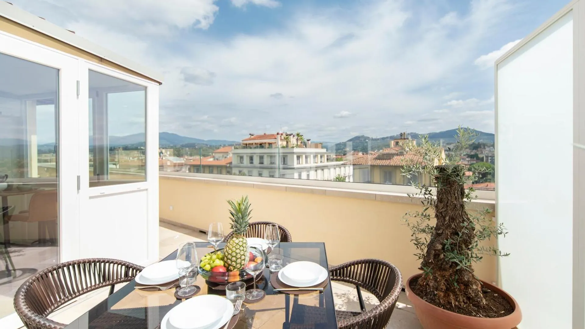 Apartment Penthouse With Terrace Over Florence Italy